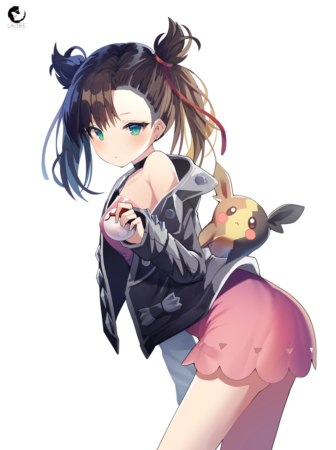 dress lazbee mary_(pokemon) no_bra pokemon pokemon_sword_and_shield