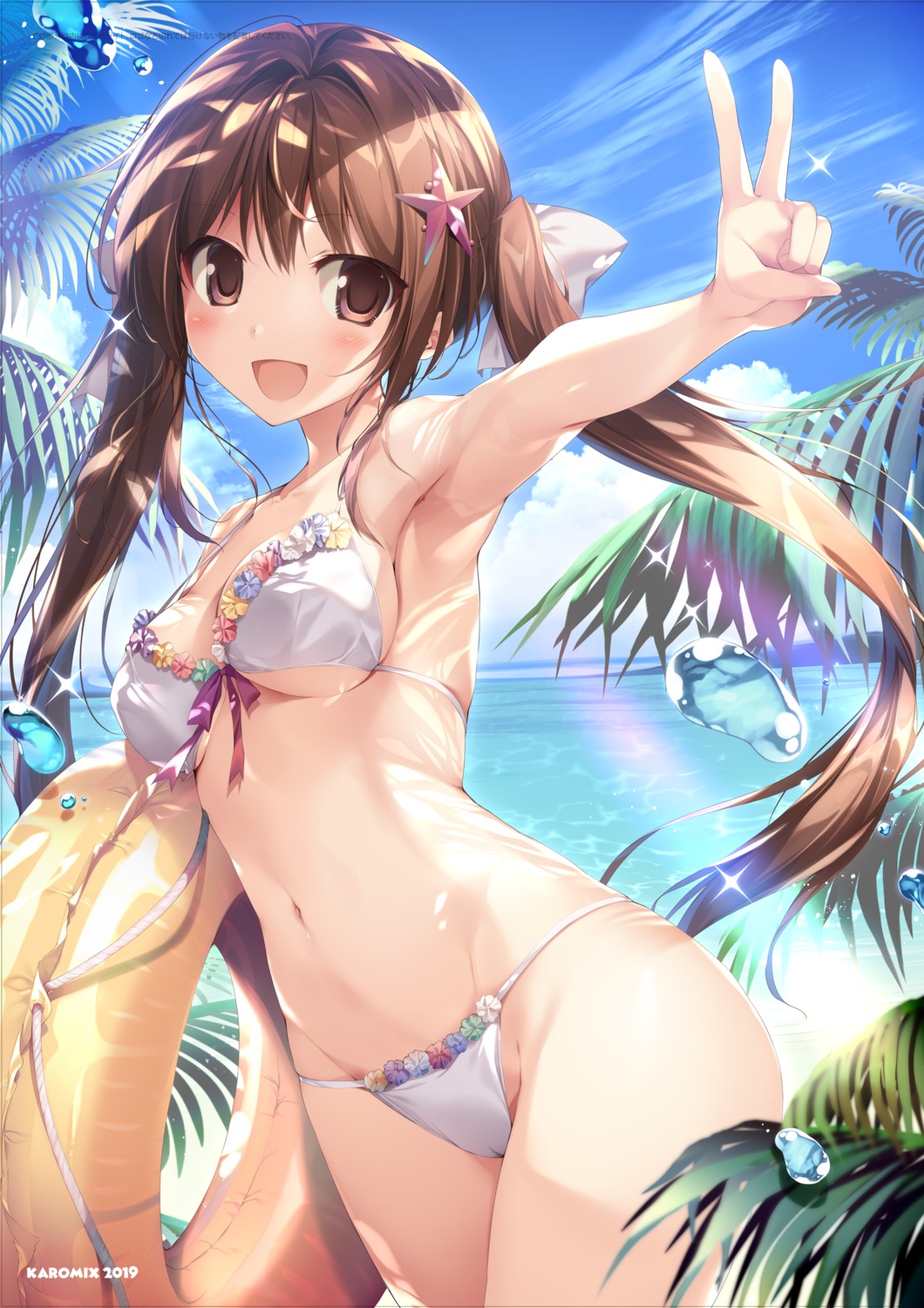 aomi_kanon bikini cameltoe cleavage karory swimsuits underboob