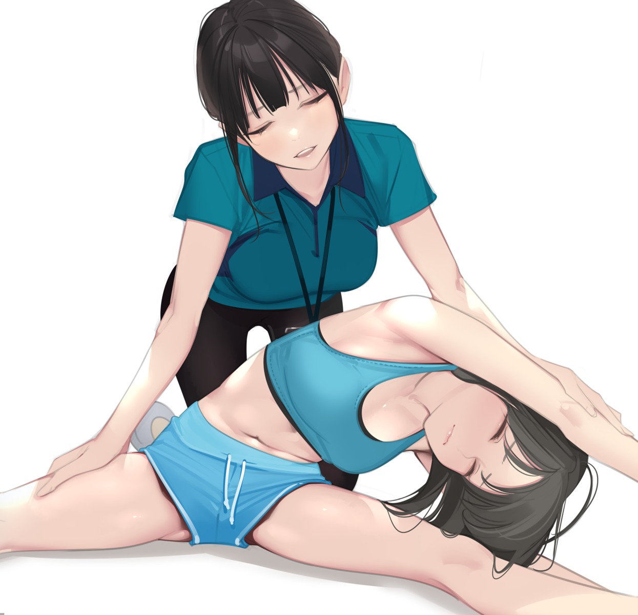 ama_mitsuki bra gym_uniform yuri