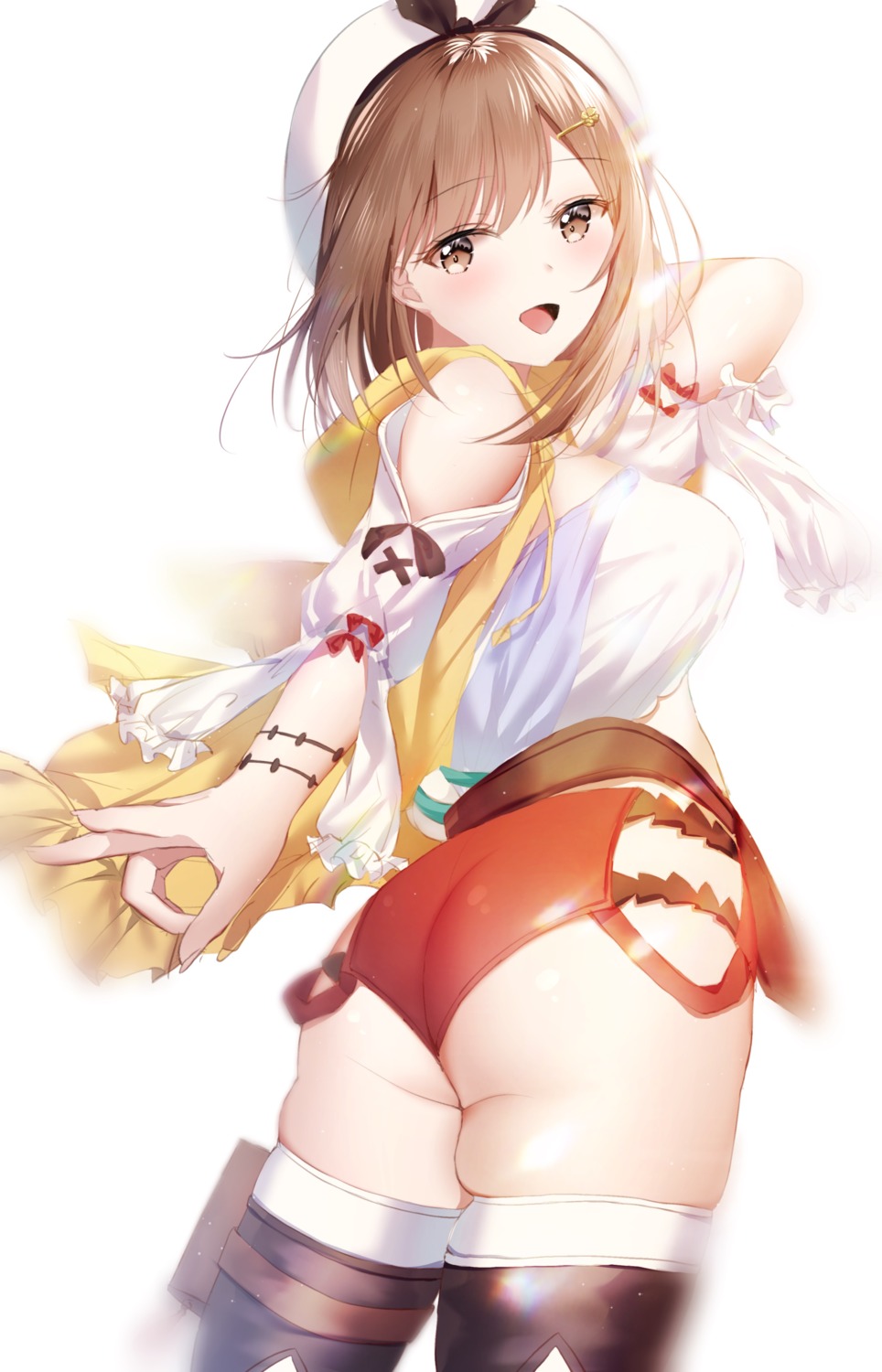 ass atelier atelier_ryza junpaku_karen reisalin_stout thighhighs