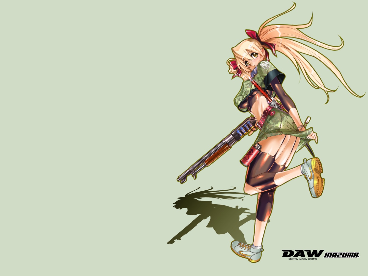 digital_accel_works erect_nipples gun inazuma stockings sword thighhighs uniform wallpaper