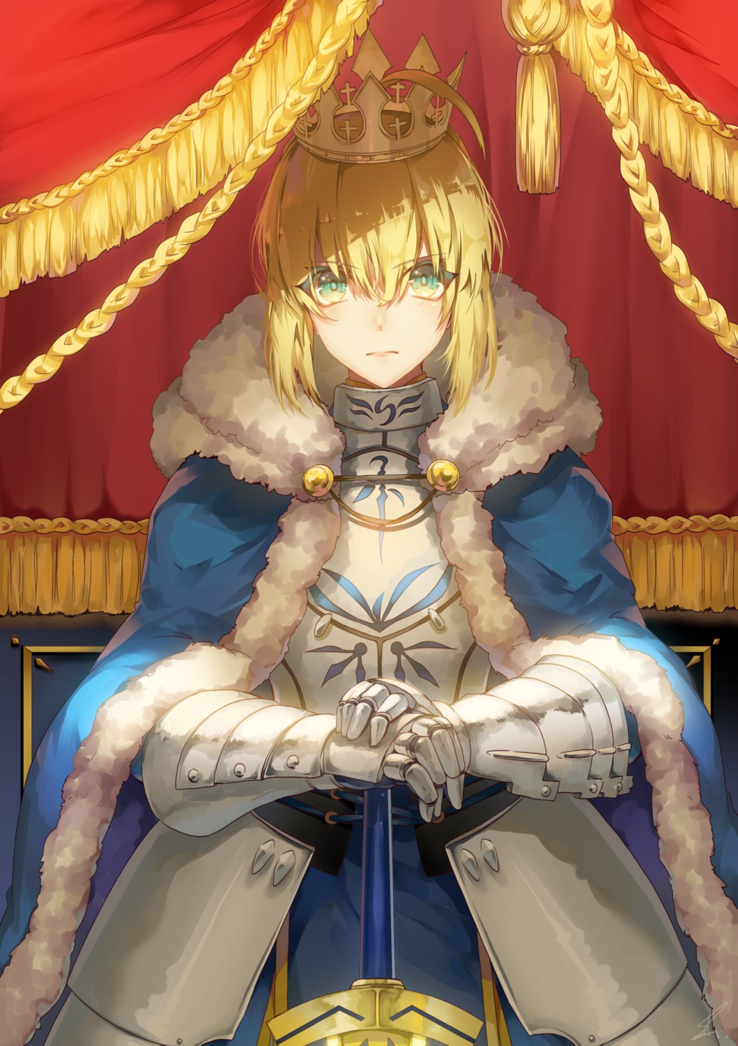 armor fate/grand_order fate/stay_night saber saihate