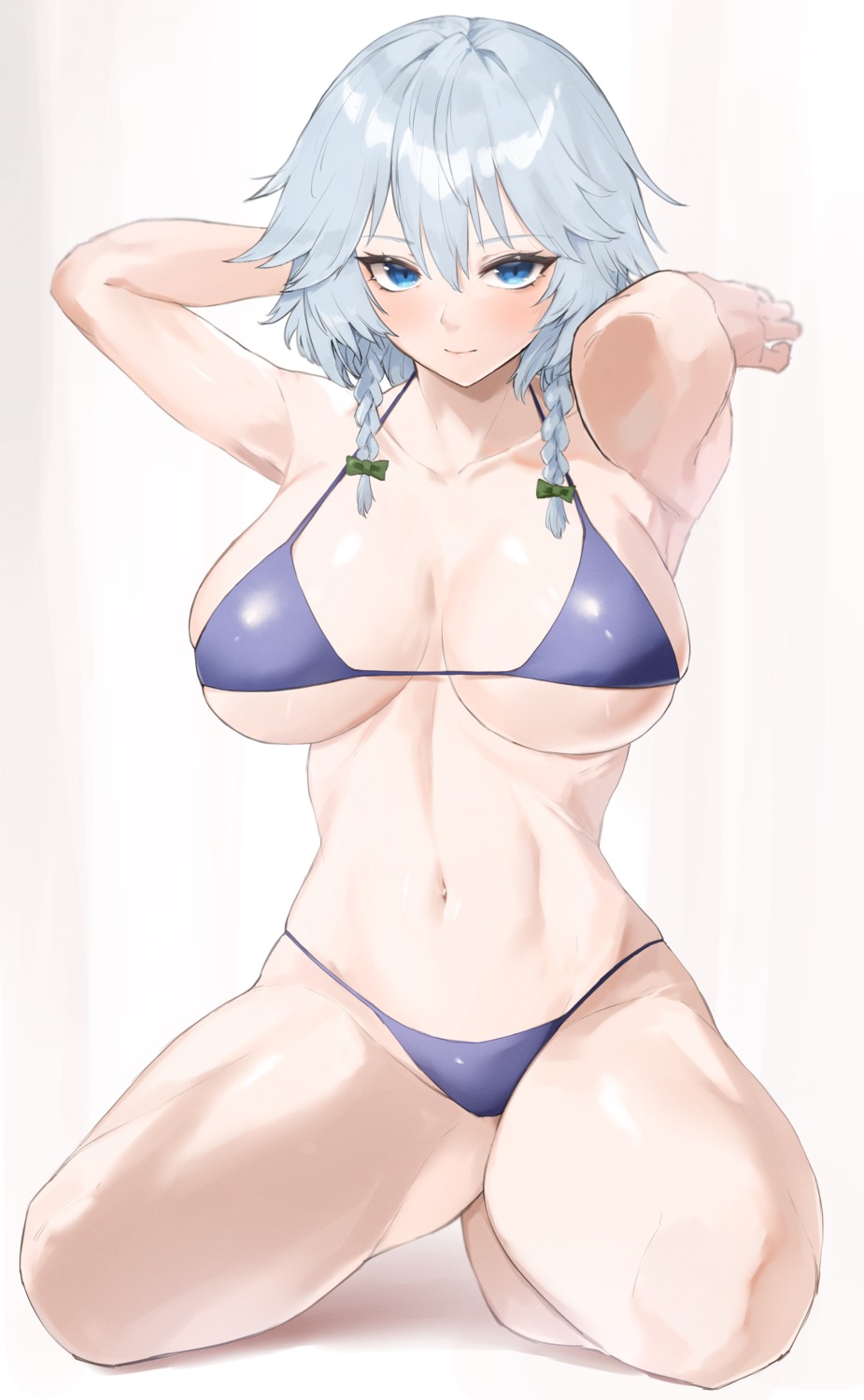 bikini izayoi_sakuya kataku_musou swimsuits touhou