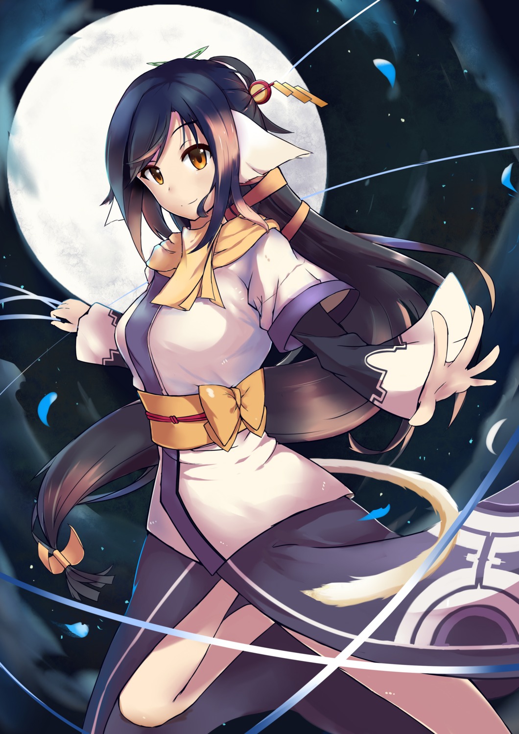 5_shiki animal_ears kuon_(utawarerumono) tail utawarerumono utawarerumono_itsuwari_no_kamen