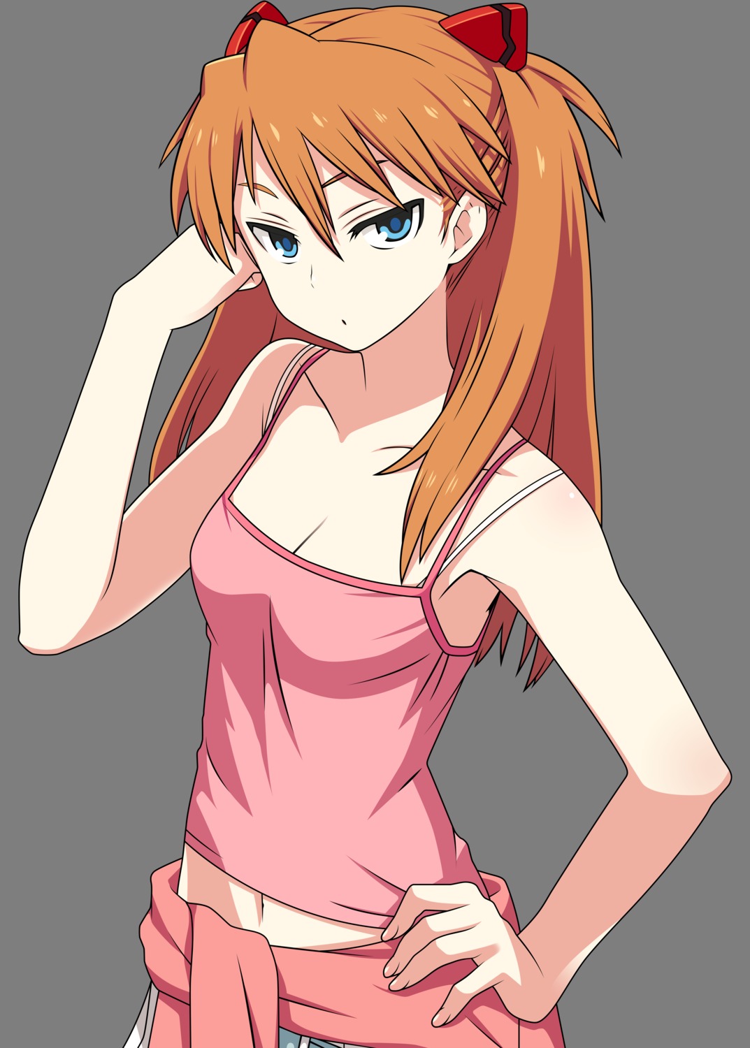 chan×co neon_genesis_evangelion souryuu_asuka_langley transparent_png vector_trace
