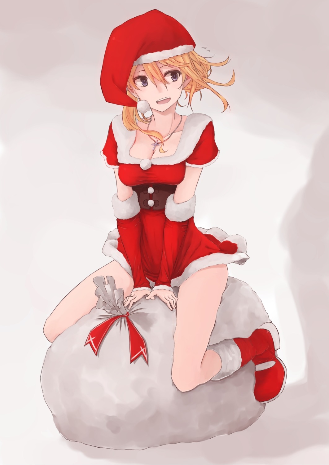 christmas cleavage dress rutchifu_(31_pacers)