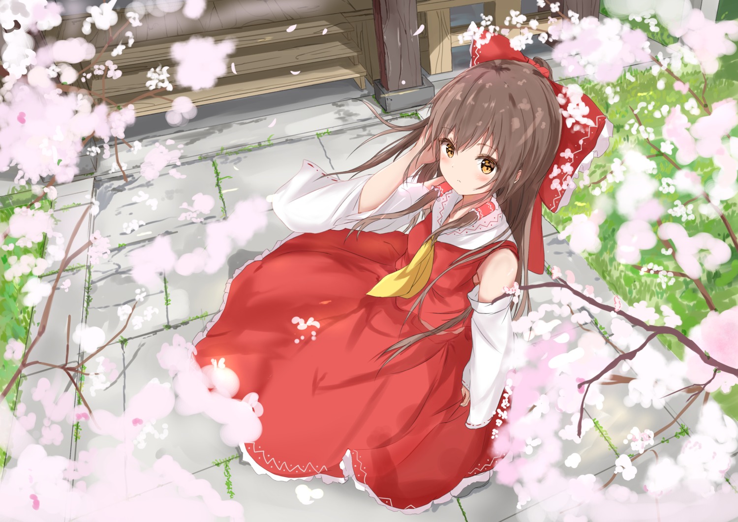 hakurei_reimu miko na_kyo touhou