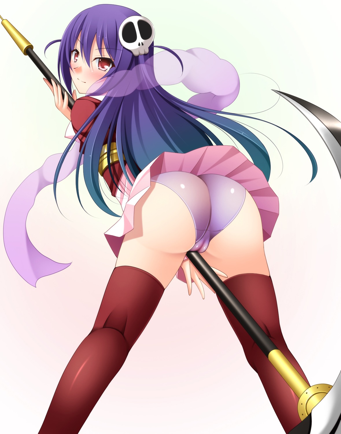 ass cameltoe censored haqua_du_lot_herminium kami_nomi_zo_shiru_sekai narutaki_shin pantsu pussy see_through thighhighs