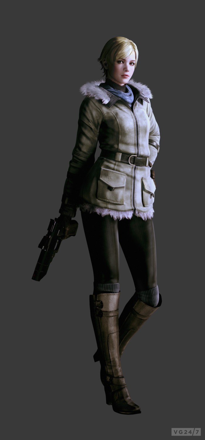 gun resident_evil resident_evil_6 sherry_birkin watermark