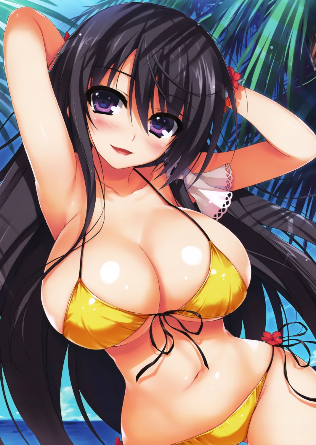 bikini cleavage swimsuits tomose_shunsaku