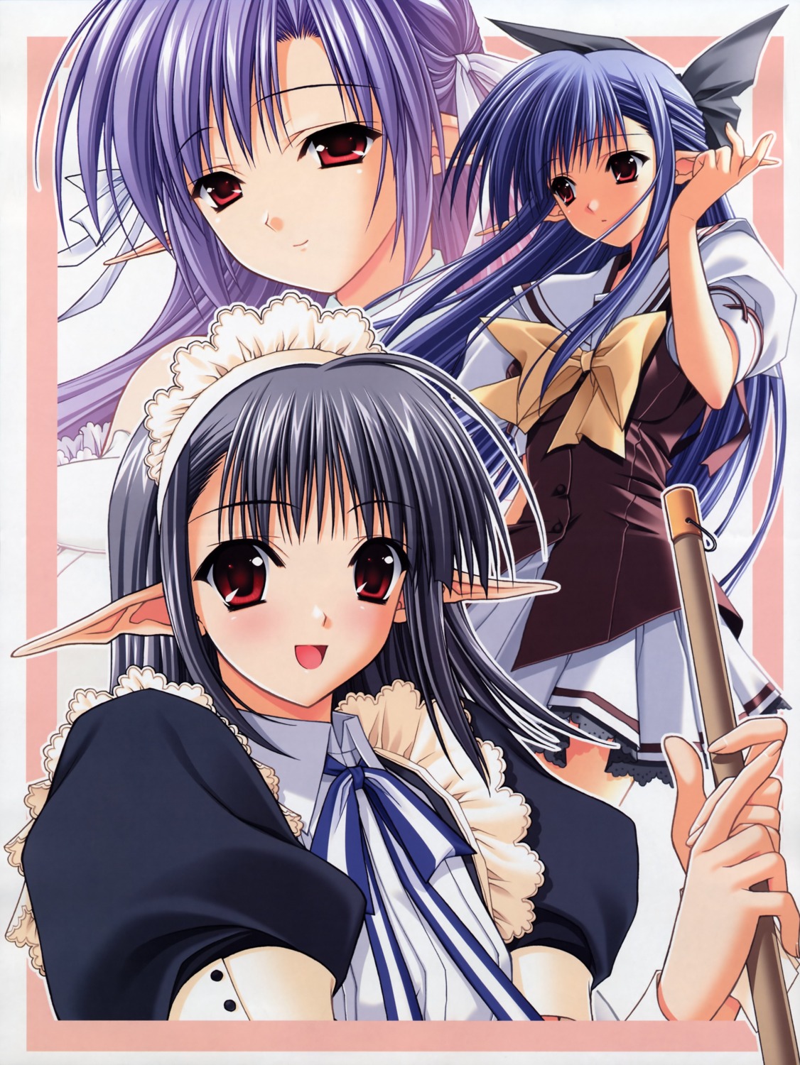 ai nerine nishimata_aoi sage seifuku shuffle suzuhira_hiro tick_tack