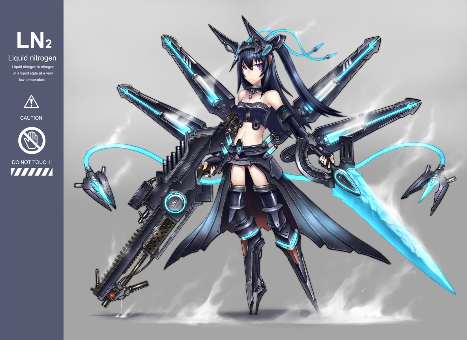 gia gun mecha_musume sword