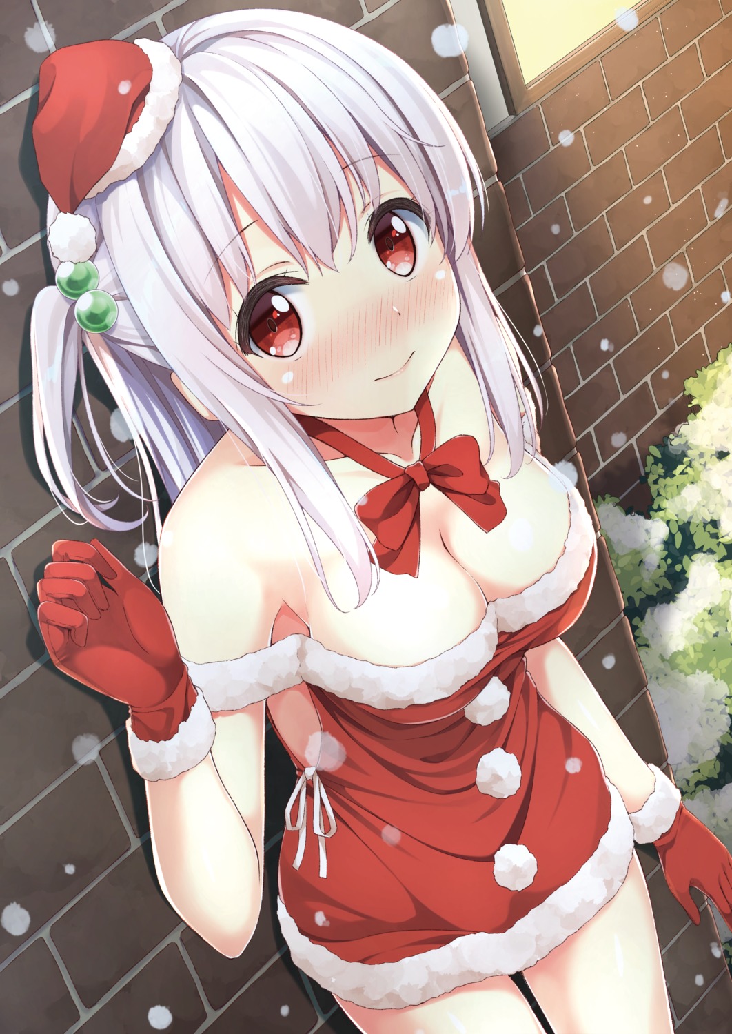 christmas cleavage dress karutamo tissue-chan