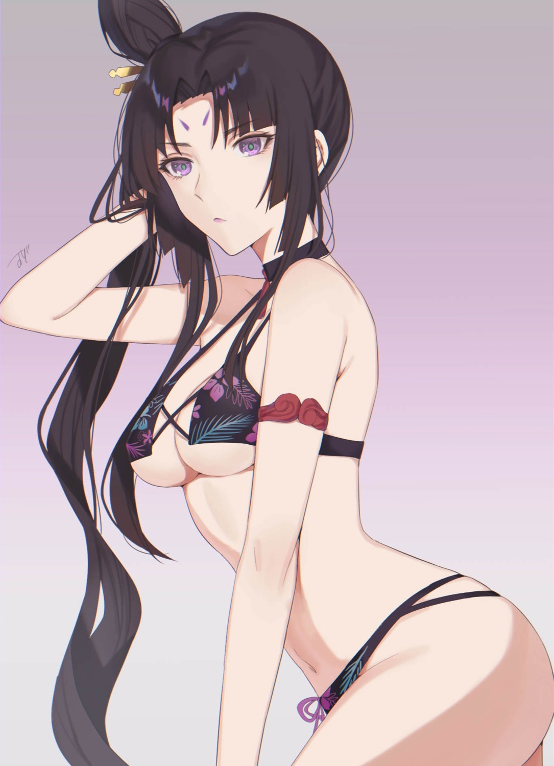 bikini fate/grand_order oshage_(osyage921) swimsuits tattoo ushiwakamaru_(fate/grand_order)