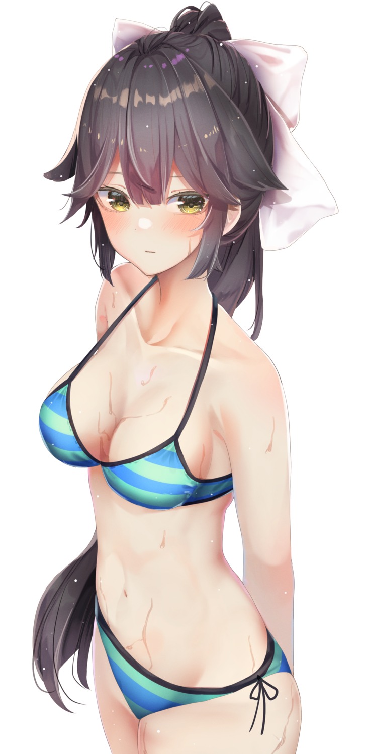 azur_lane bikini swimsuits takao_(azur_lane) yuunamida_uyu