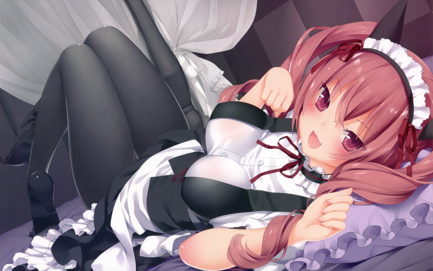 animal_ears detexted faris_nyanyan kani_biimu luminocity maid nekomimi pantyhose steins;gate