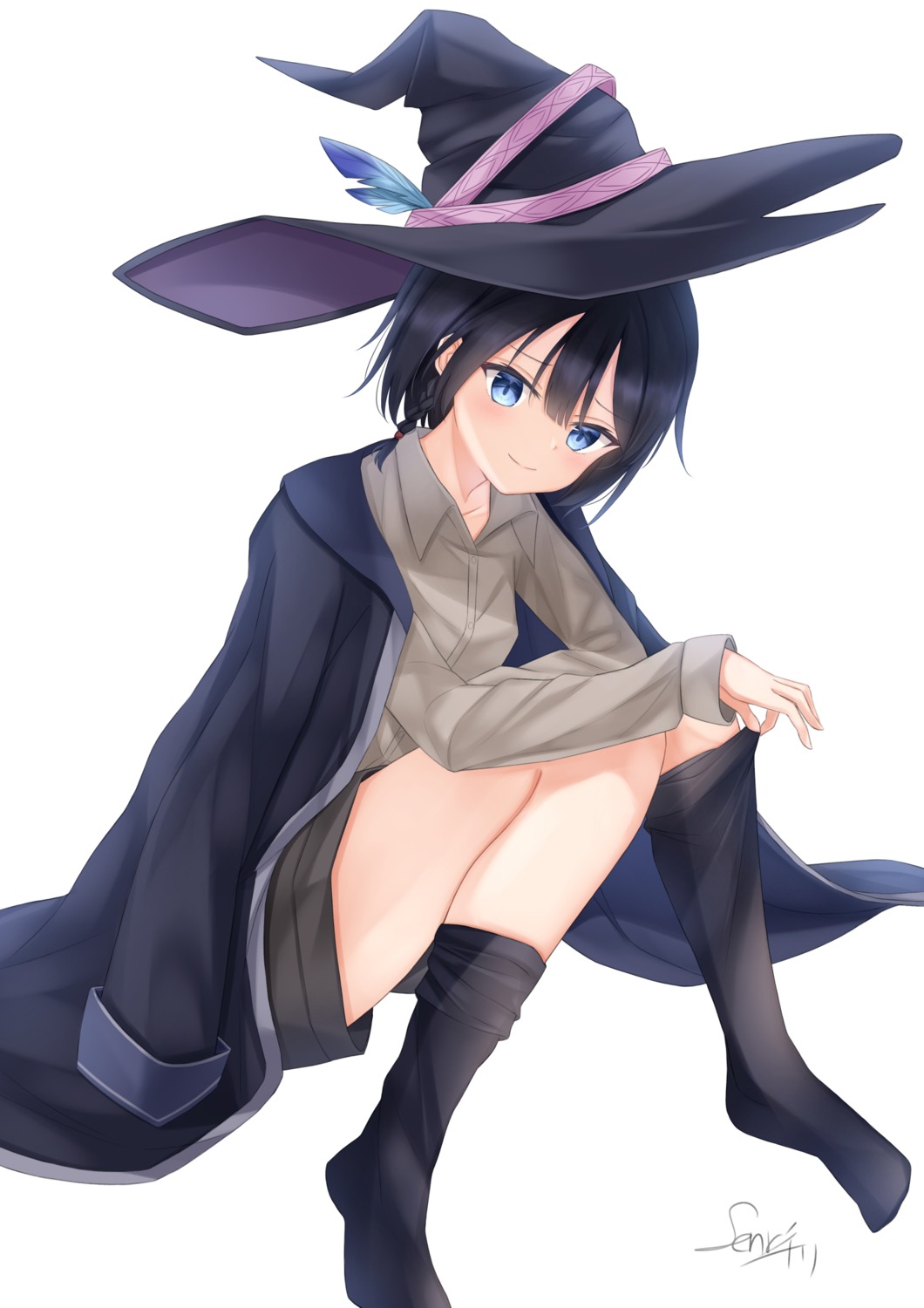 majo_no_tabitabi saya_(majo_no_tabitabi) senri_(senri_sen) undressing witch