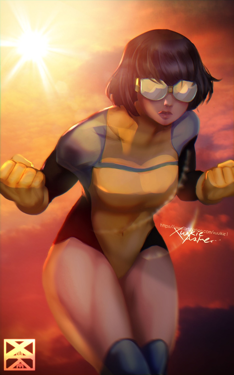 invincible leotard megane thighhighs xuuikie_ashe