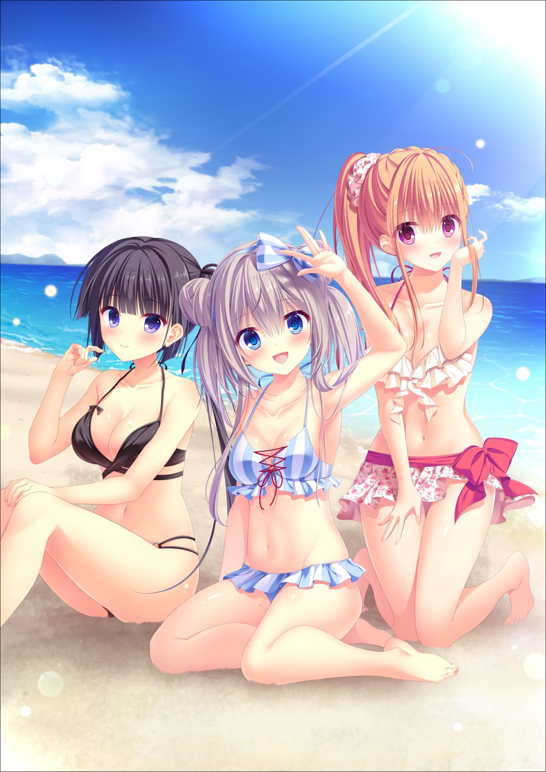 bikini circus da_capo_(series) da_capo_iv oumi_sorane sagisawa_arisa swimsuits takano_yuki tanihara_natsuki tokisaka_nino