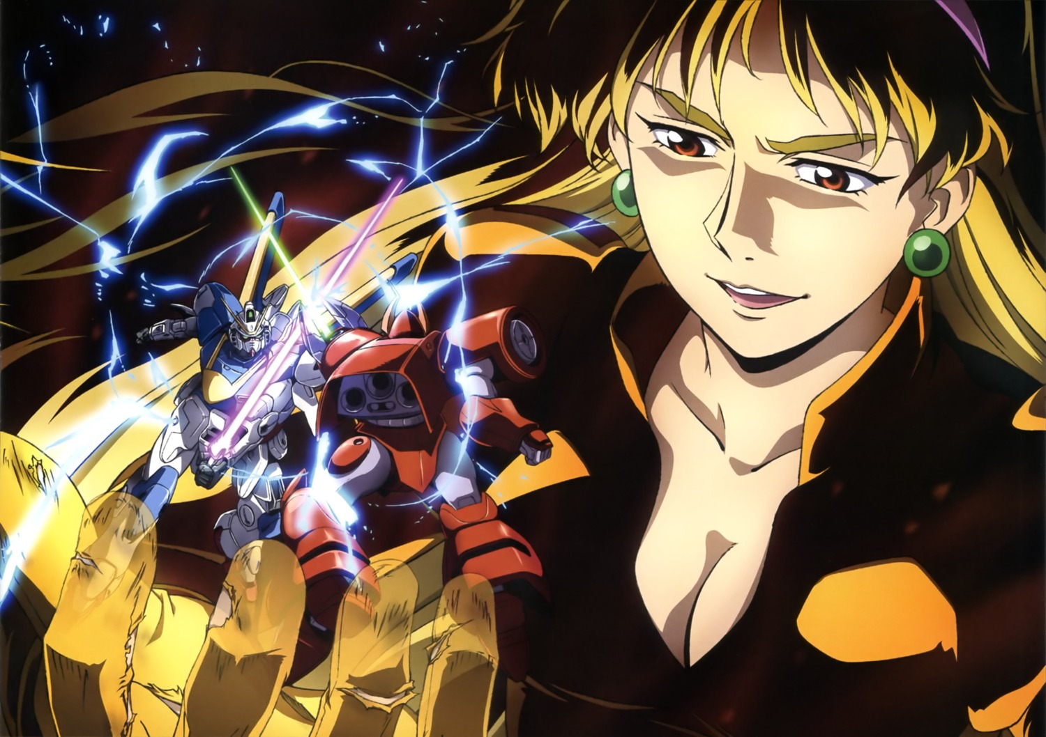 cleavage gundam mecha sword uso_evin v2_gundam victory_gundam weapon