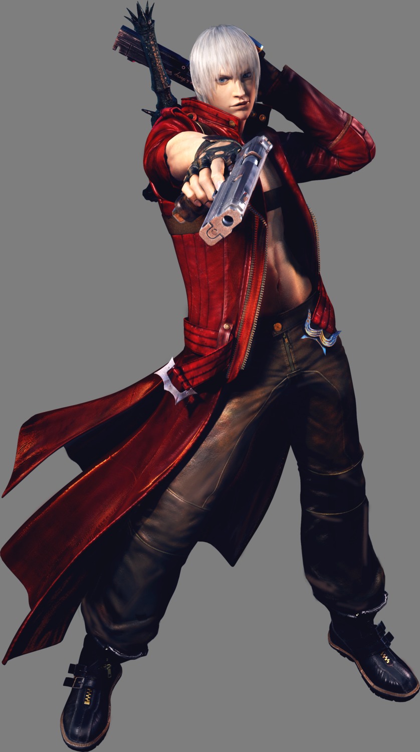 cg dante devil_may_cry male transparent_png