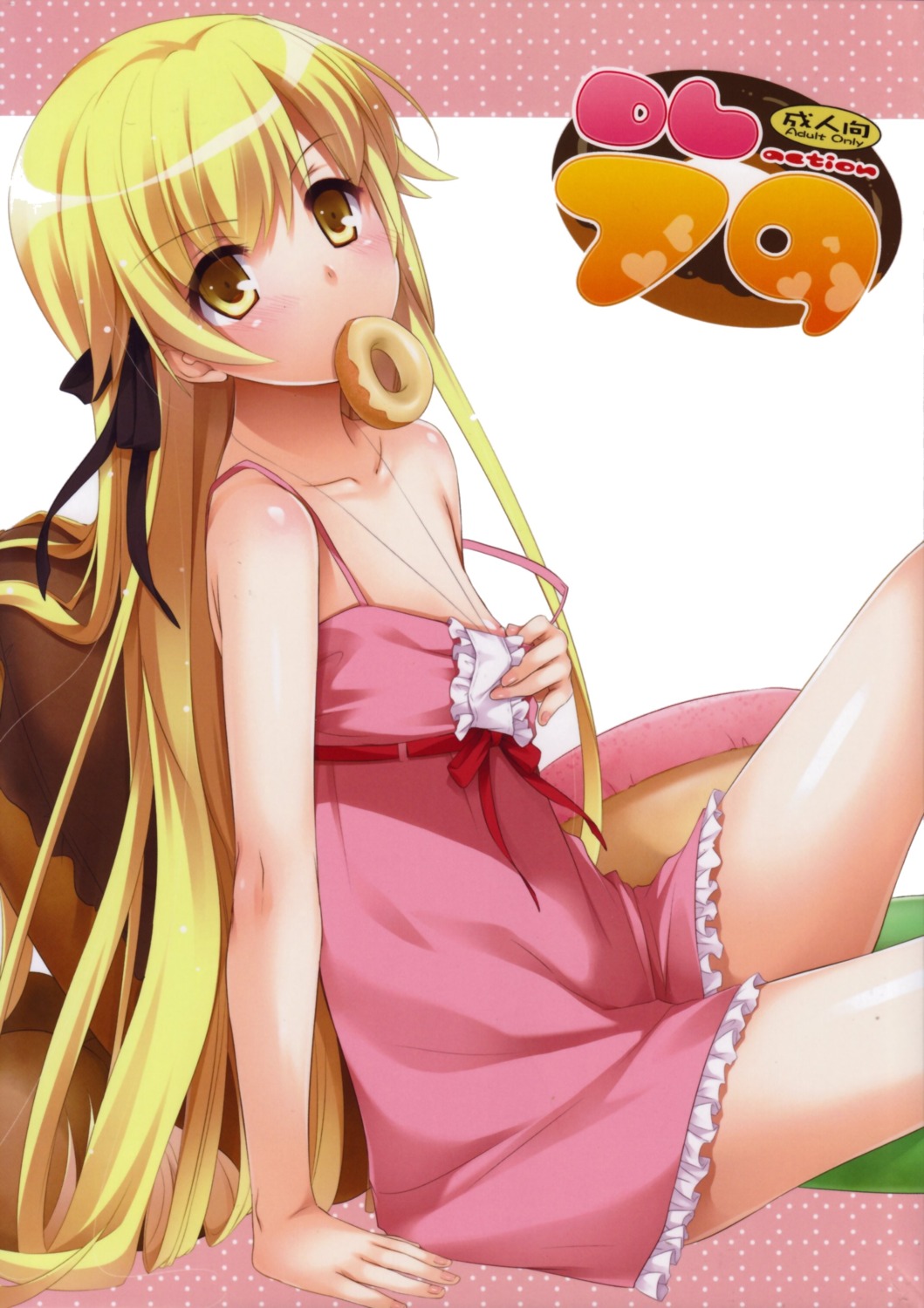 bakemonogatari digital_lover dress loli monogatari_(series) nakajima_yuka nipples oshino_shinobu