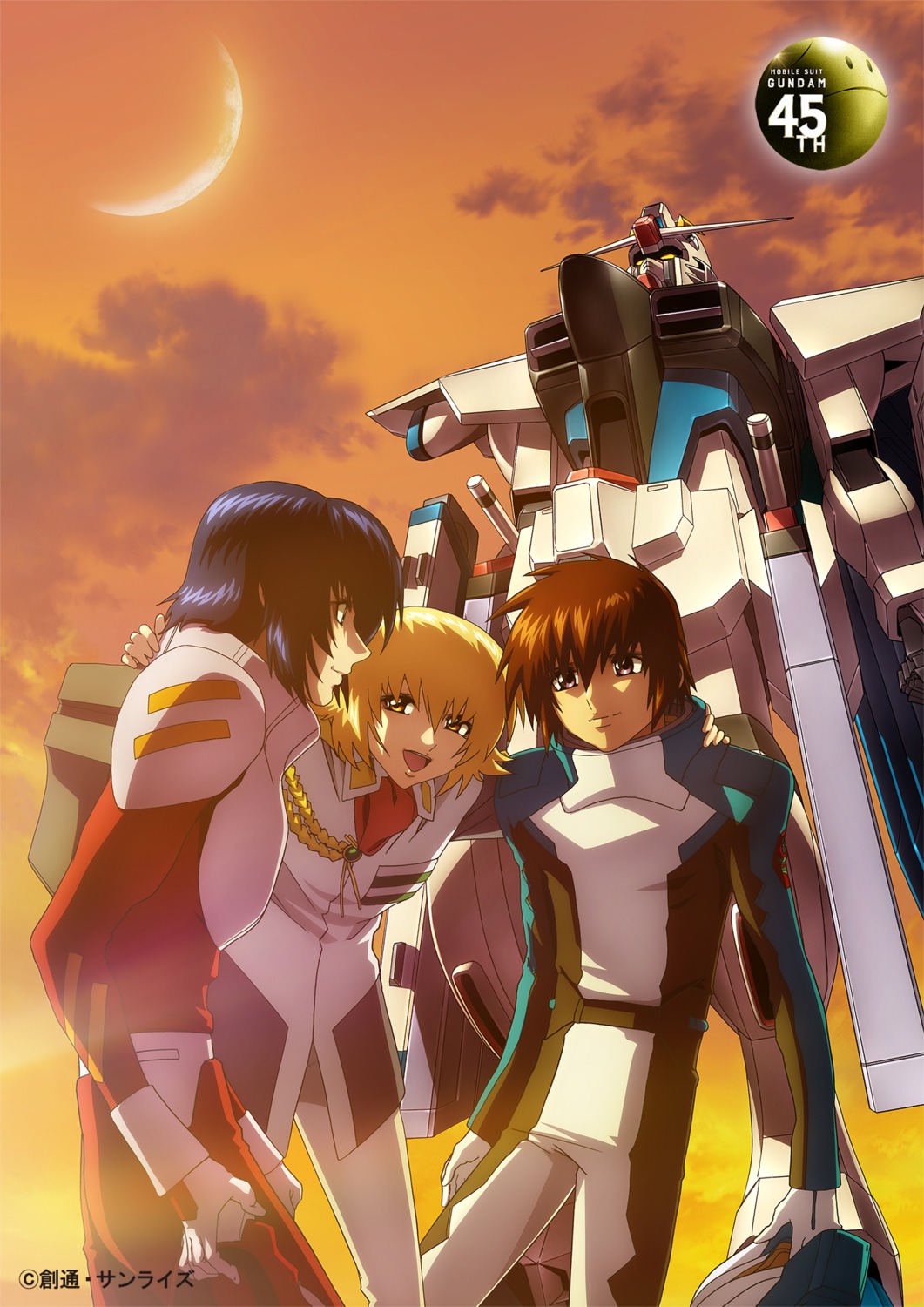 athrun_zala bodysuit cagalli_yula_athha gundam gundam_seed hirai_hisashi kira_yamato mecha uniform