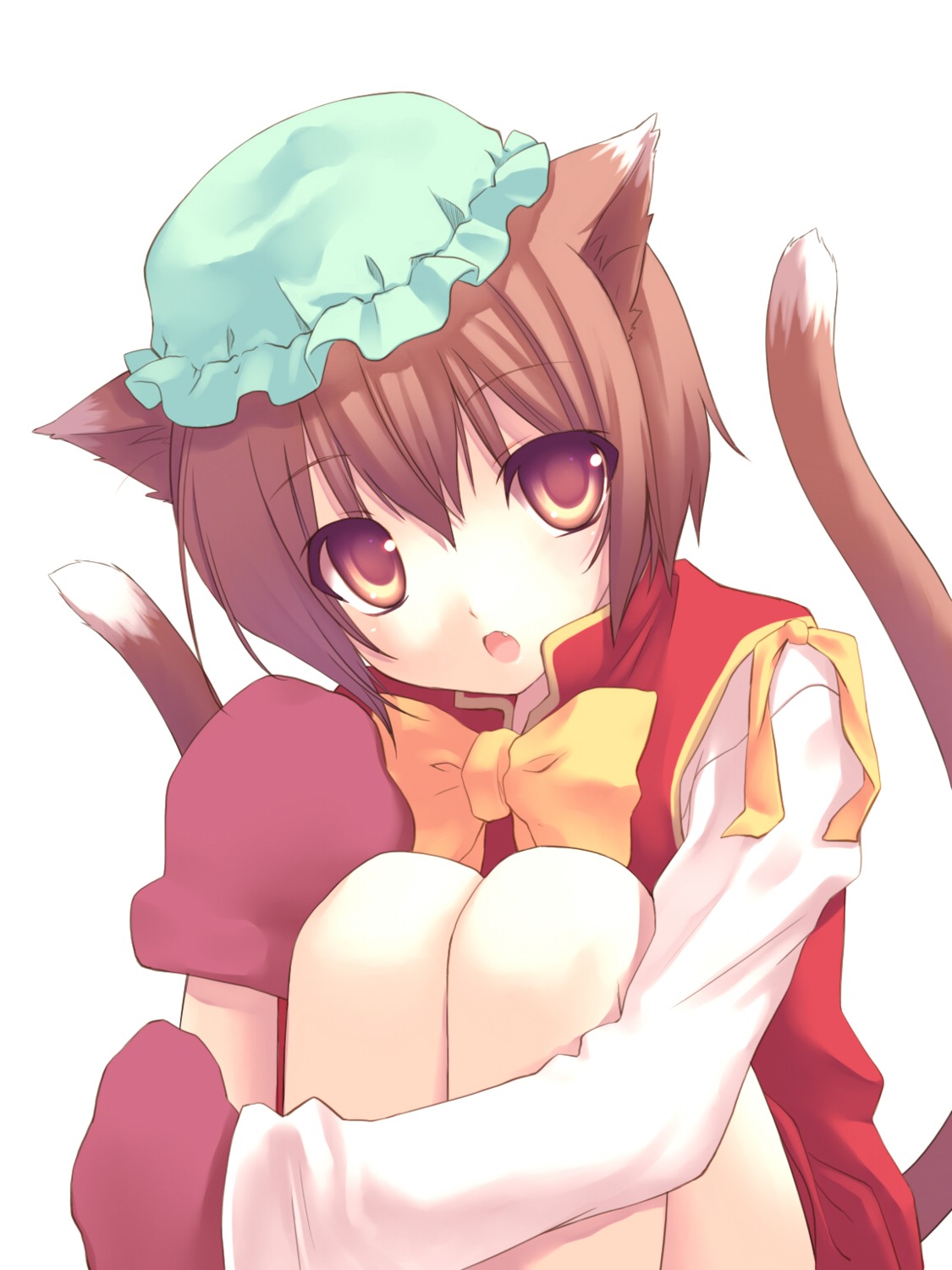 animal_ears chen nana_mikoto tail touhou