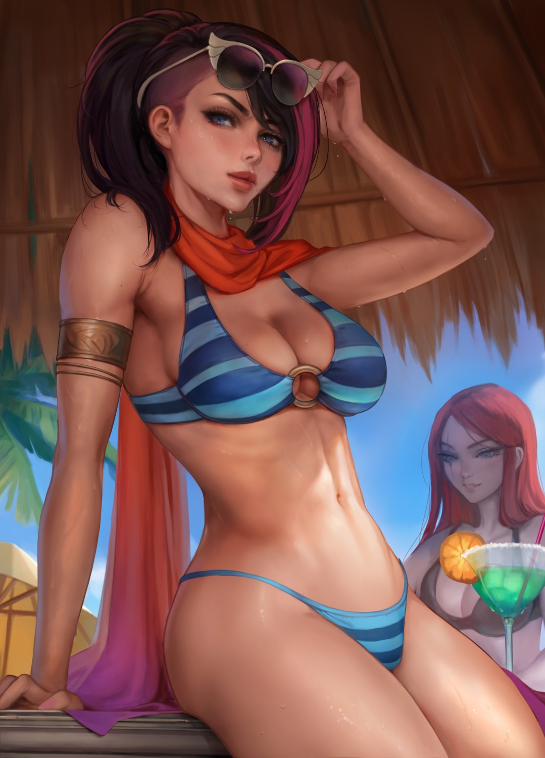 bikini bikini_top daria_leonova fiora katarina_du_couteau league_of_legends megane swimsuits