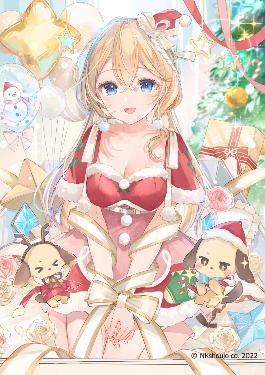 bondage christmas dress mochitsuki_usa no_bra