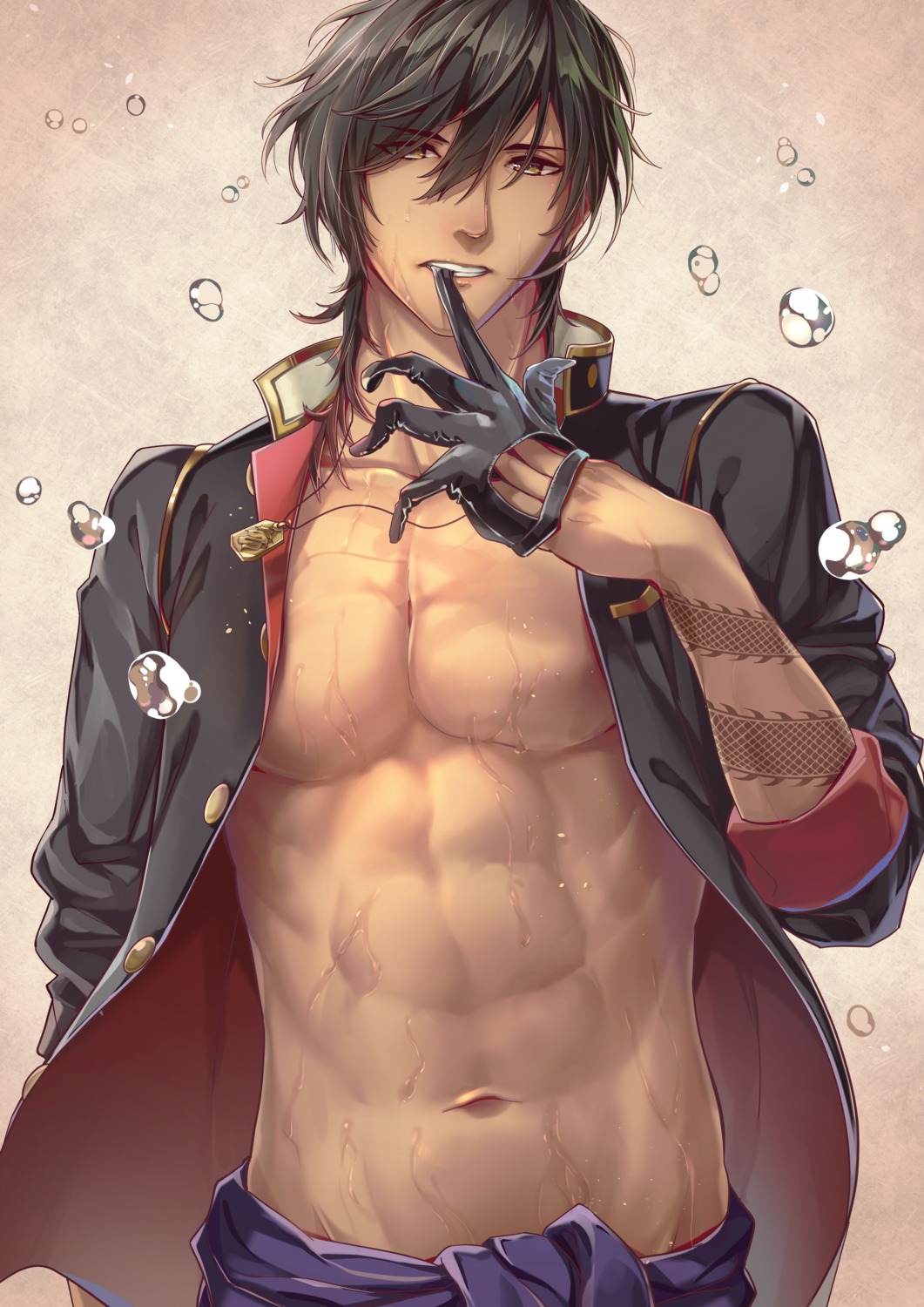 male ookurikara_(tourabu) tarou_(user_tpmh7442) tattoo touken_ranbu