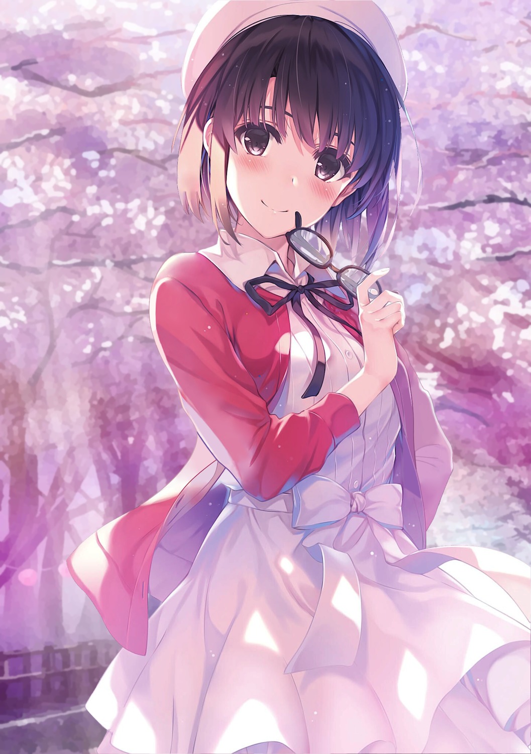 dress katou_megumi megane misaki_kurehito saenai_heroine_no_sodatekata sweater