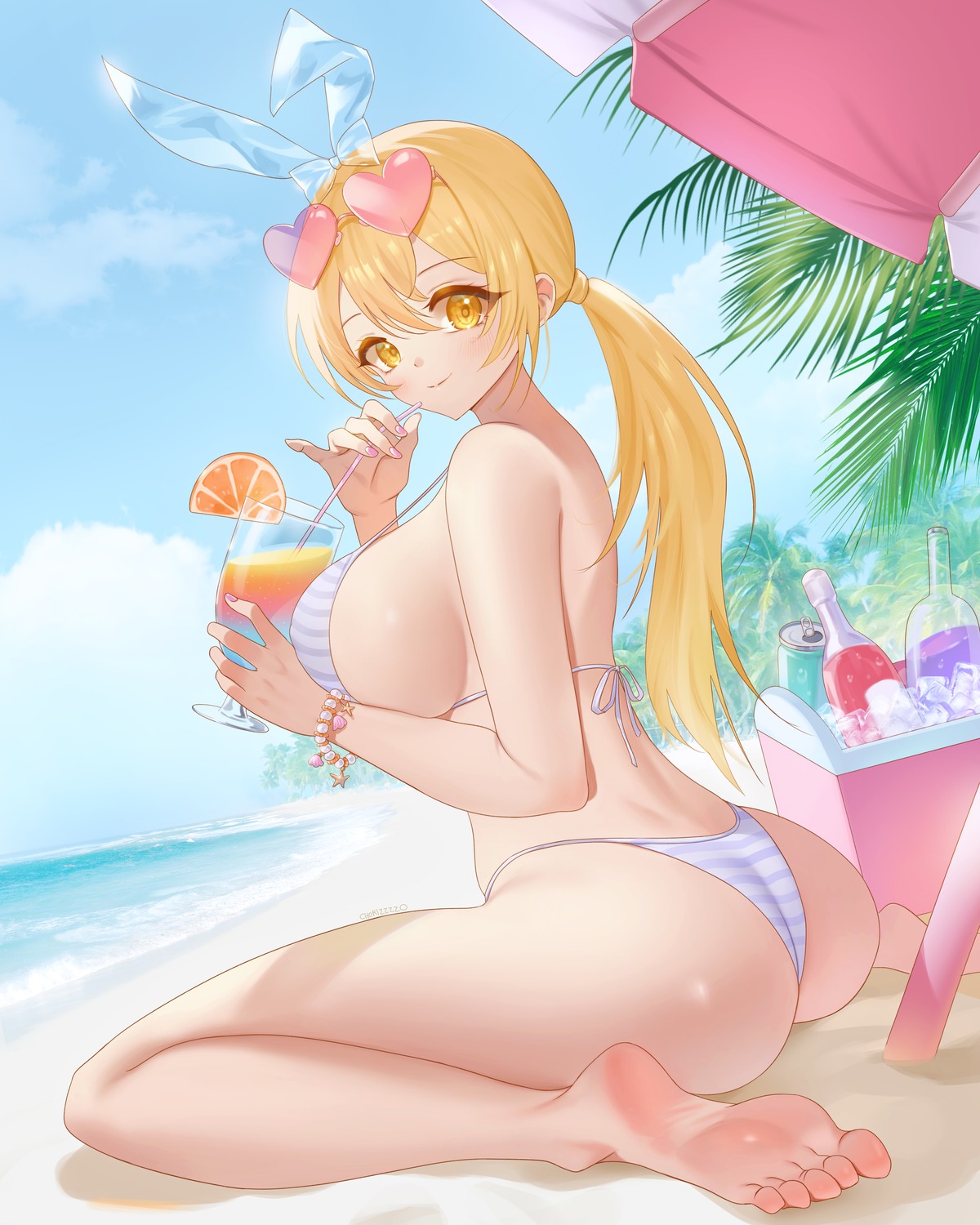 ass bikini feet megane swimsuits thong zzo_(chorizzzzo)