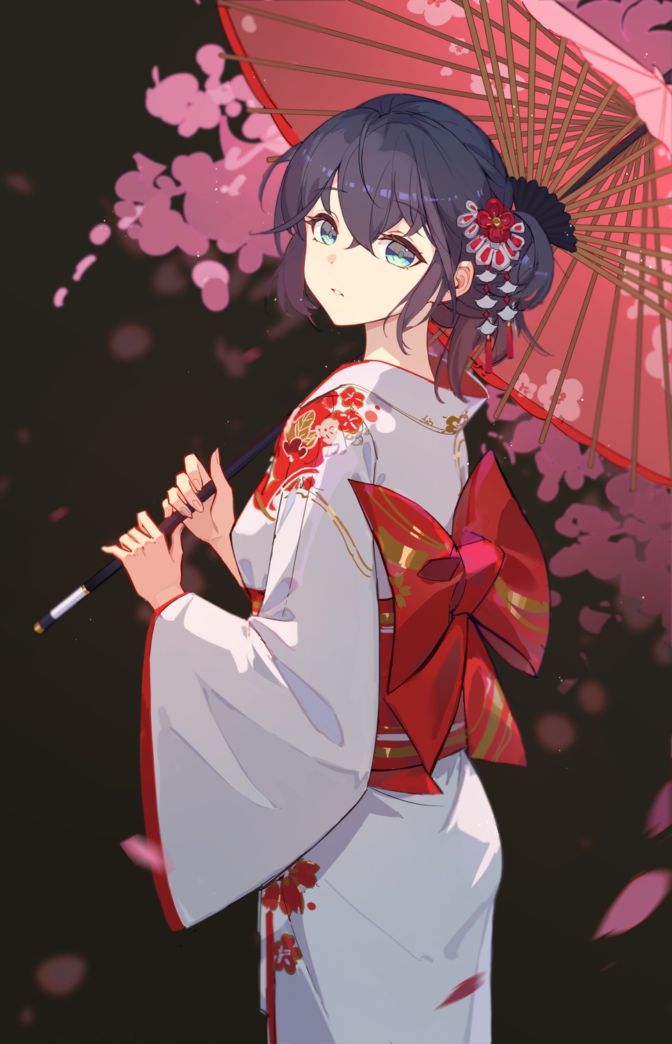 kimono lance_(lancelliu) umbrella