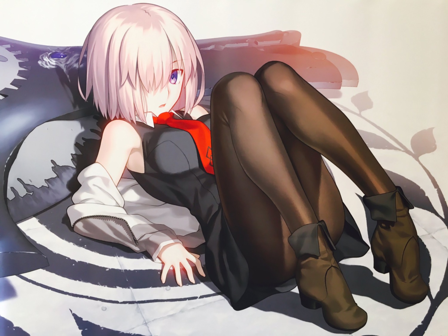 fate/grand_order heels mash_kyrielight pantyhose takeuchi_takashi type-moon