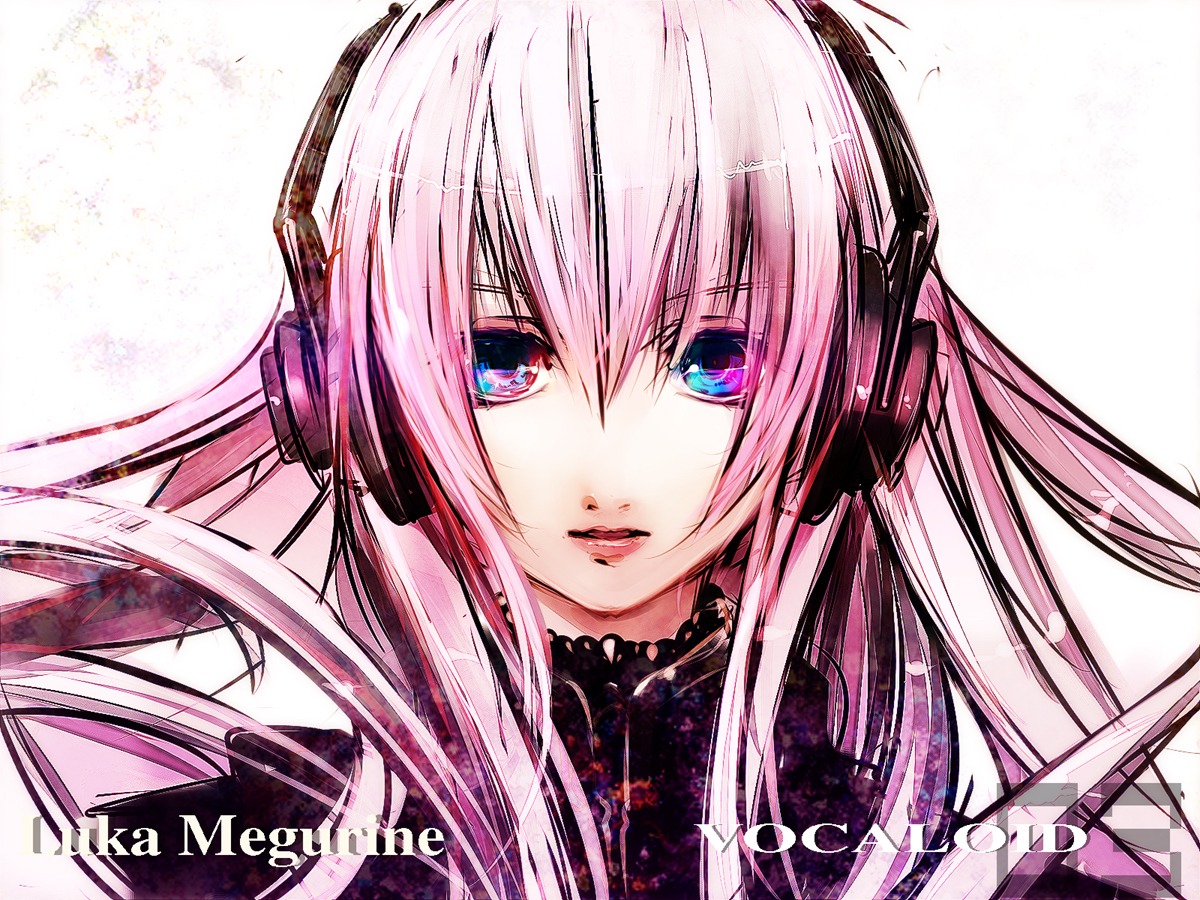 headphones megurine_luka vocaloid yuuki_kira