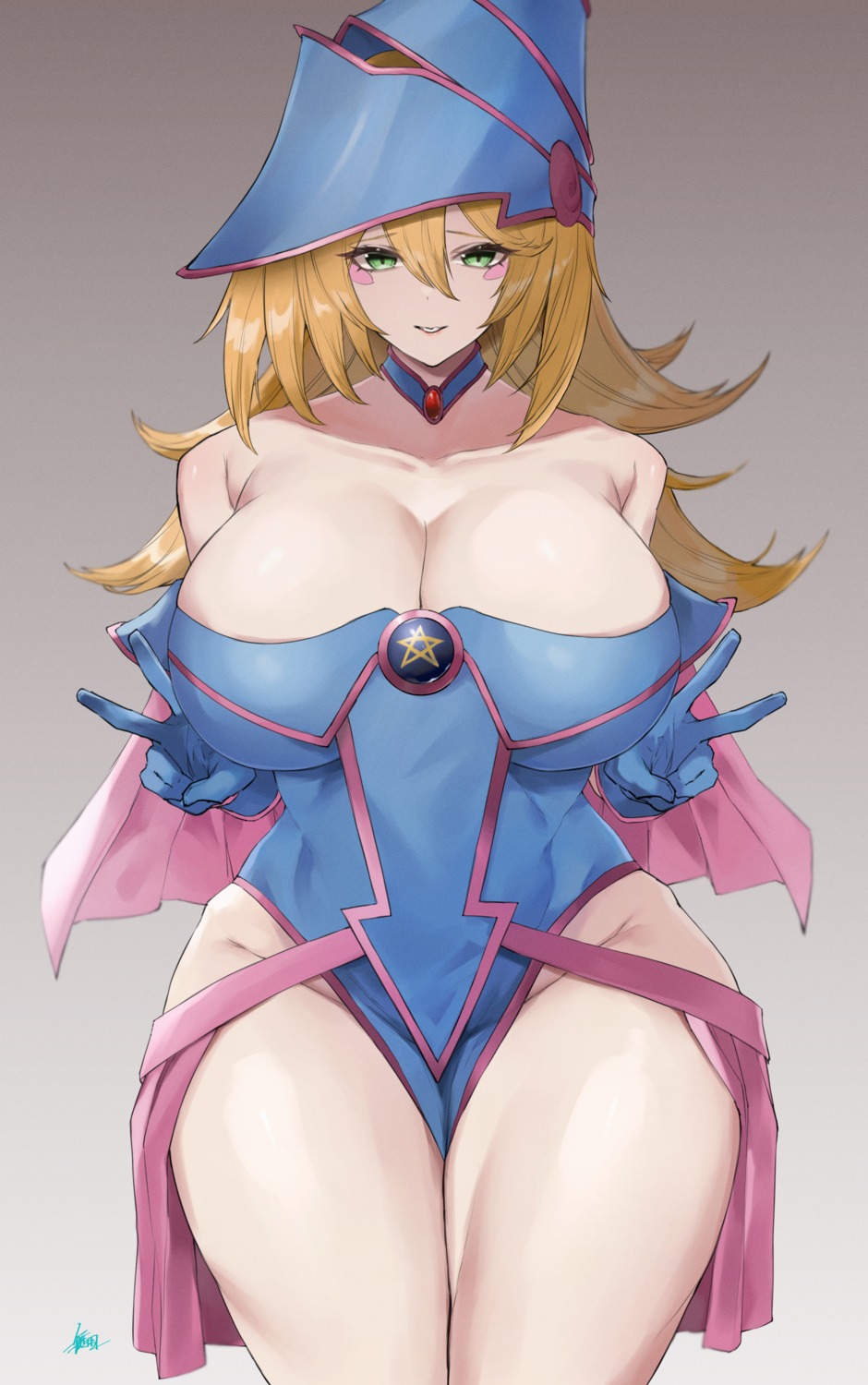 dark_magician_girl kataku_musou no_bra yugioh