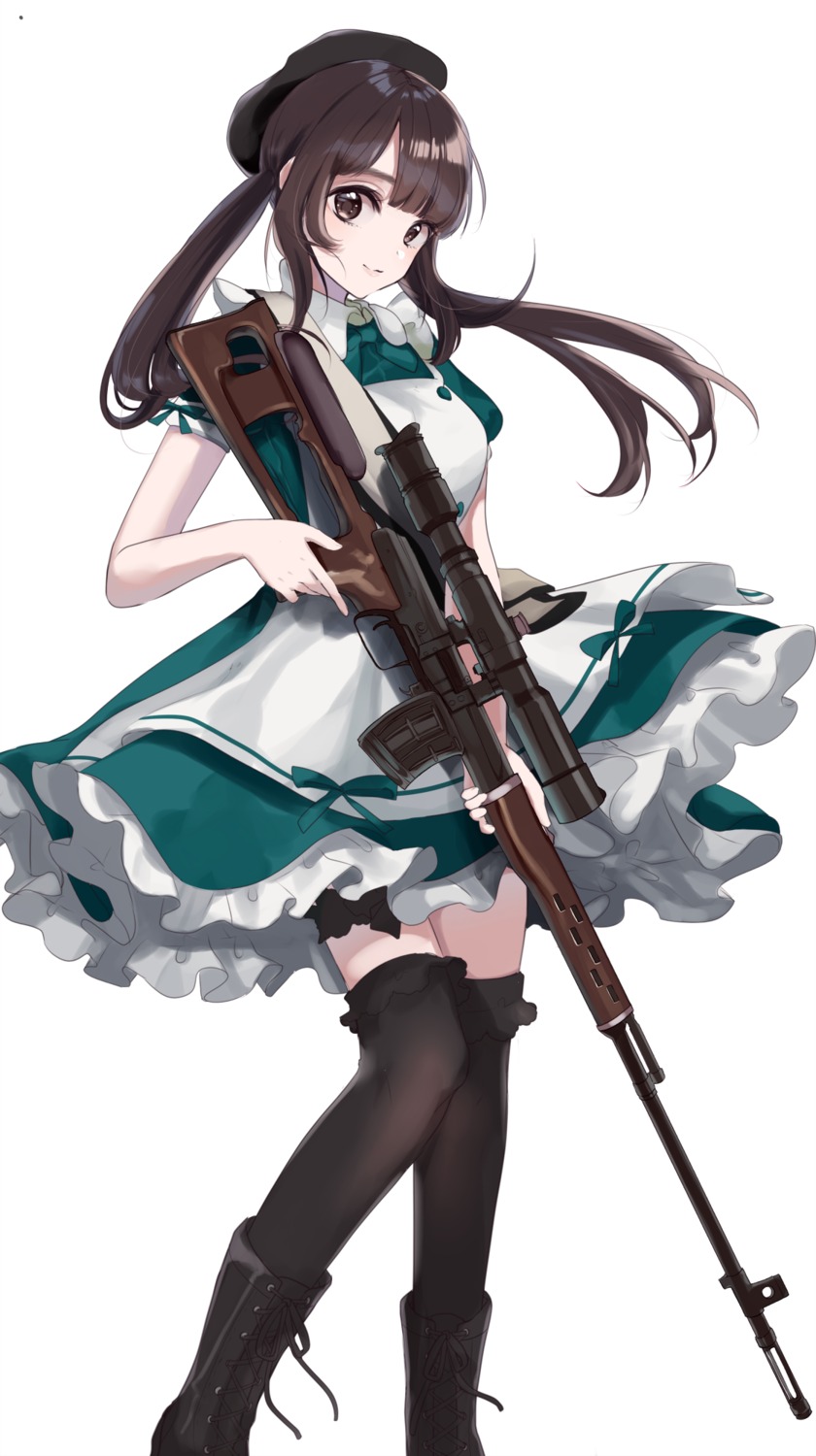 gun maid misumi thighhighs uesaka_sumire