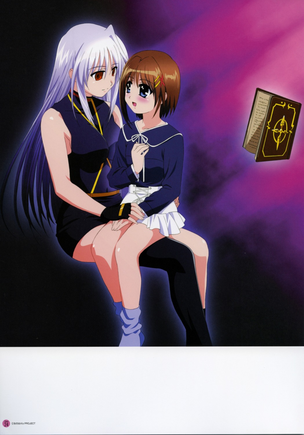 mahou_shoujo_lyrical_nanoha mahou_shoujo_lyrical_nanoha_a's okuda_yasuhiro reinforce yagami_hayate