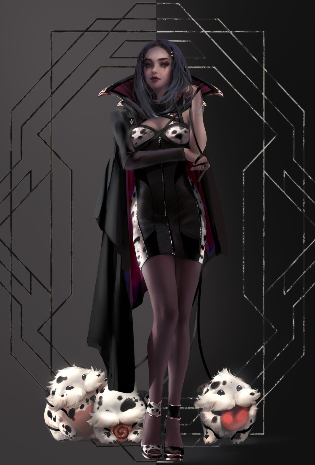 cleavage dress league_of_legends leblanc nixeu