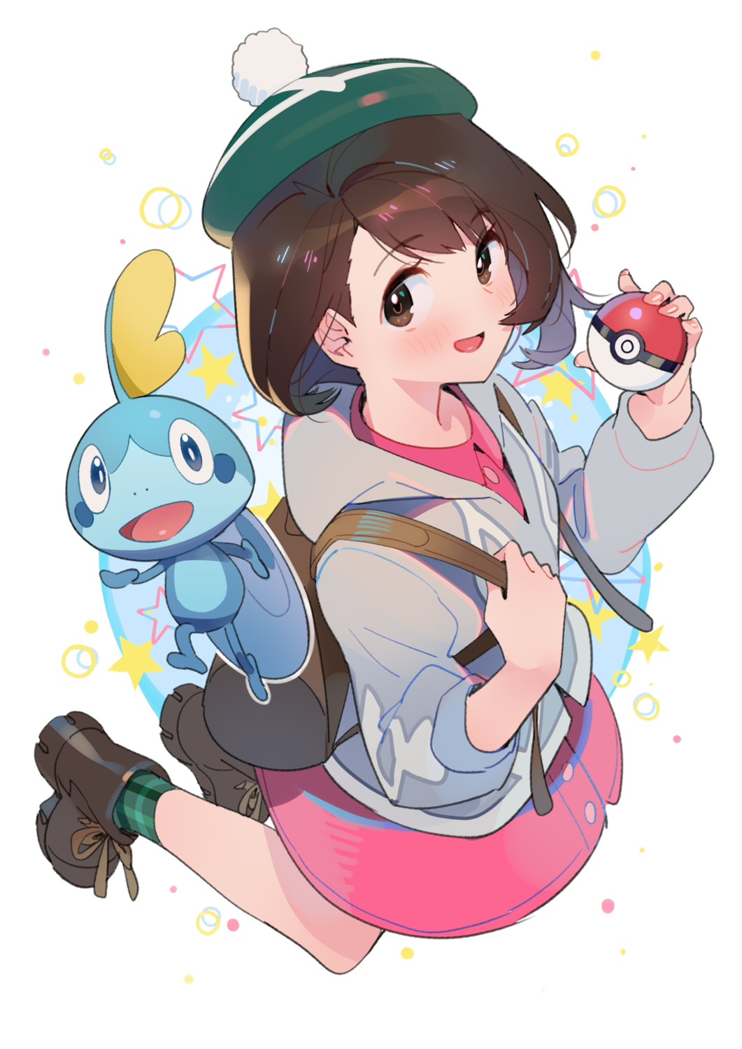 ddal dress pokemon pokemon_swsh sobble yuuri_(pokemon)