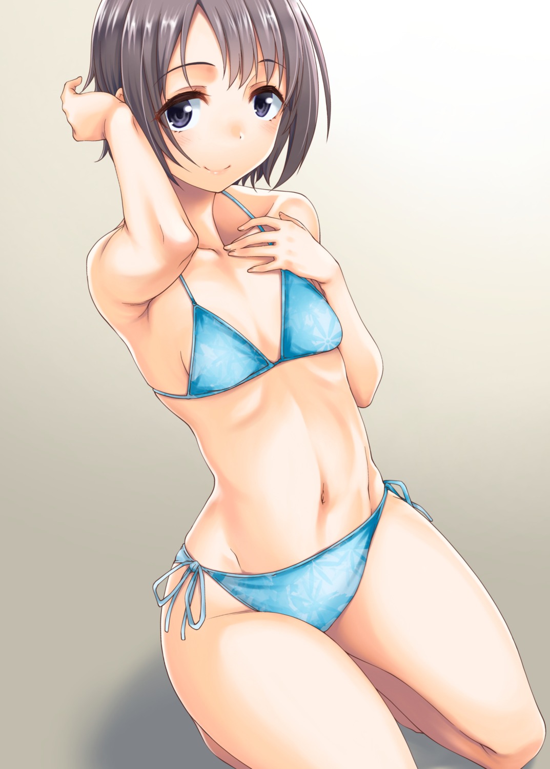 bikini cleavage hisakawa_chin otokura_yuuki swimsuits the_idolm@ster the_idolm@ster_cinderella_girls