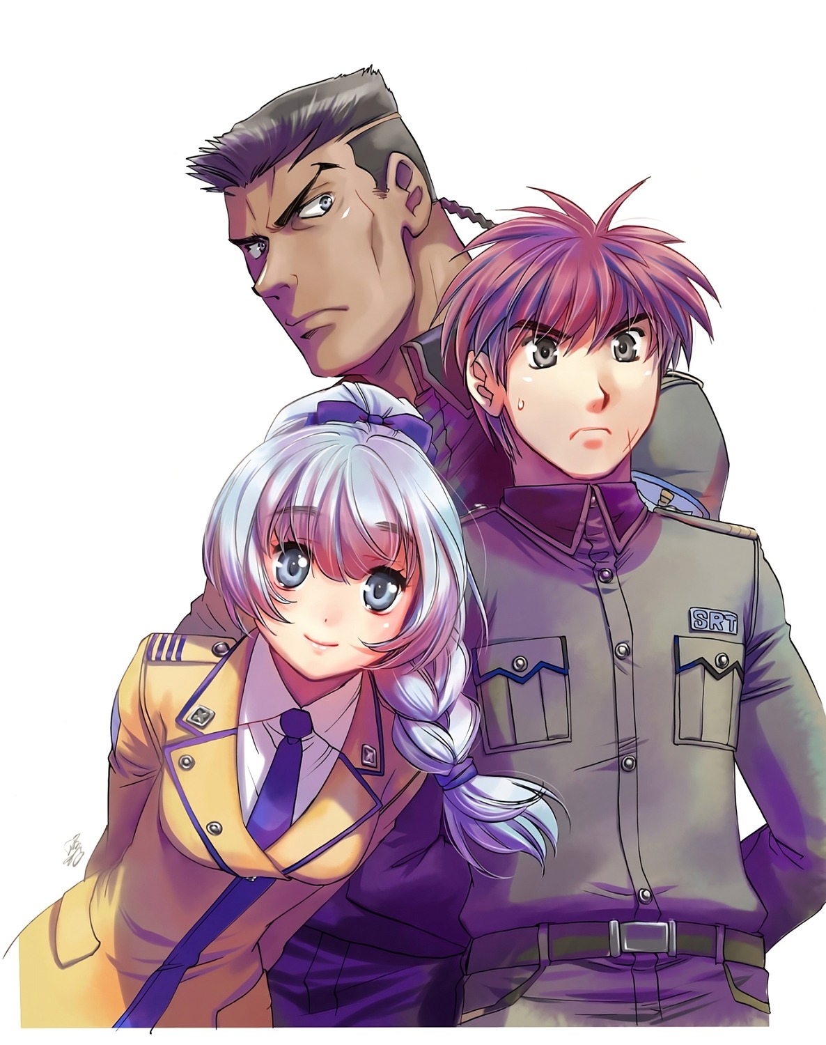 full_metal_panic sagara_sousuke shikidouji teletha_testarossa uniform