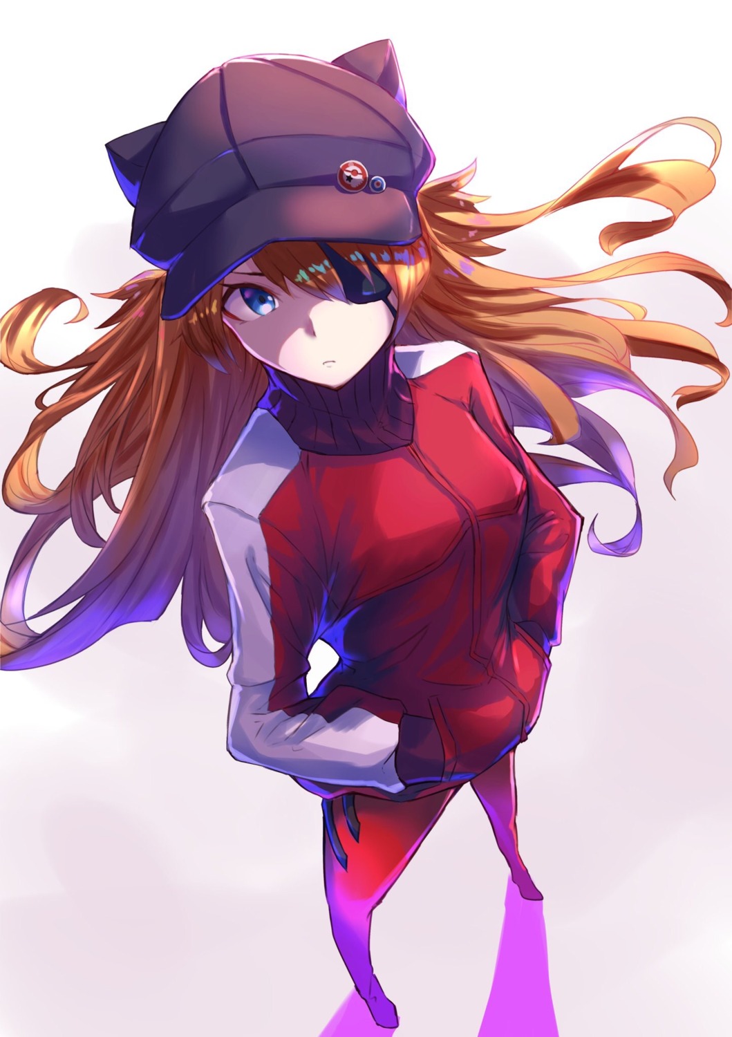 bodysuit eyepatch kyu-en neon_genesis_evangelion souryuu_asuka_langley