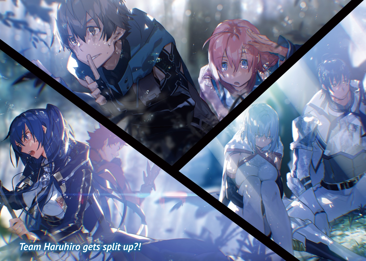 hai_to_gensou_no_grimgar haruhiro kuzaku merry ranta shihoru shirai_eiri yume_(grimgar)