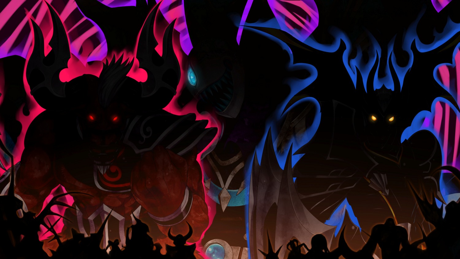 choujigen_game_neptune four_goddesses_online:_cyber_dimension_neptune horns monster tagme