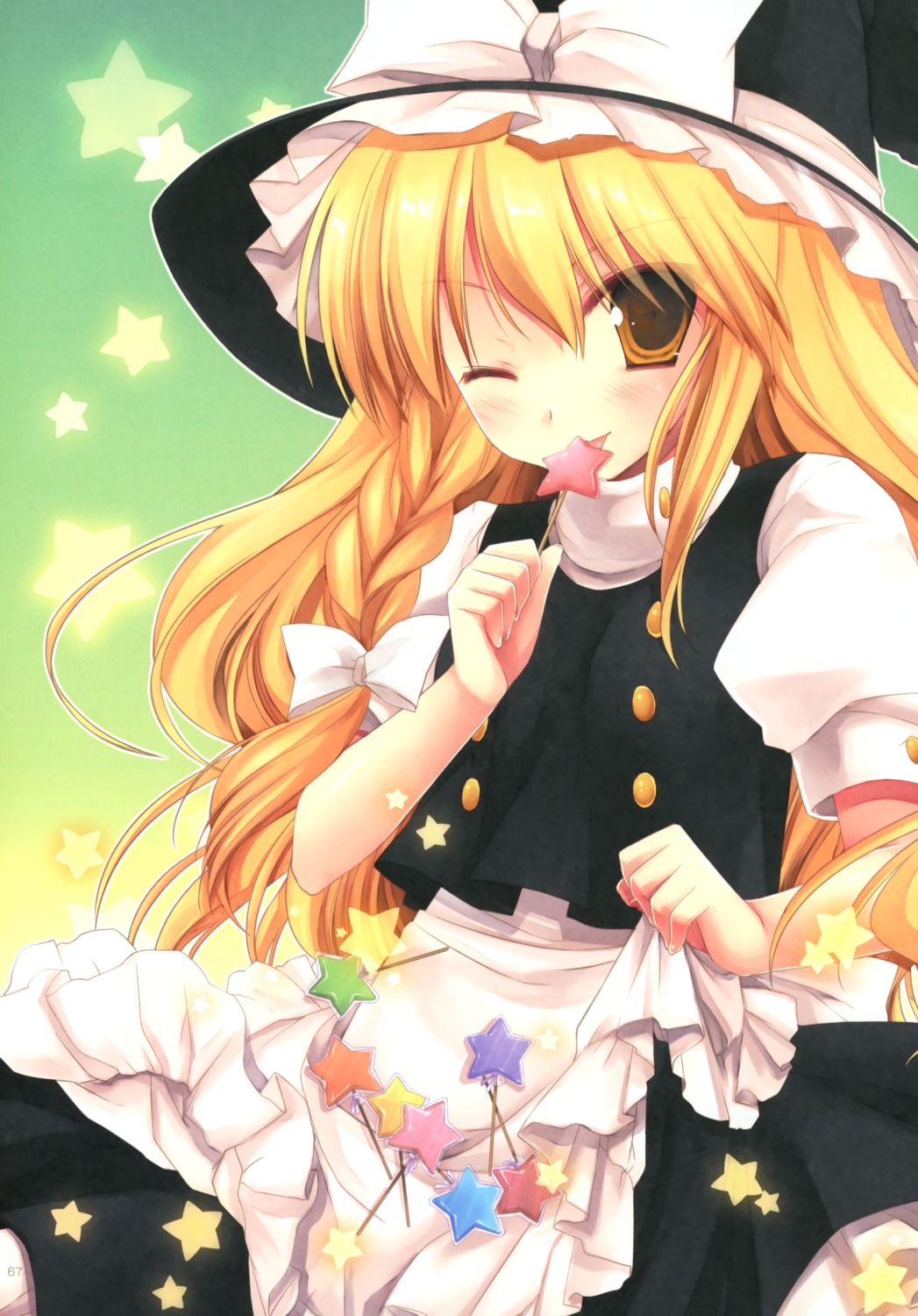 d.n.a.lab kirisame_marisa miyasu_risa paper_texture touhou