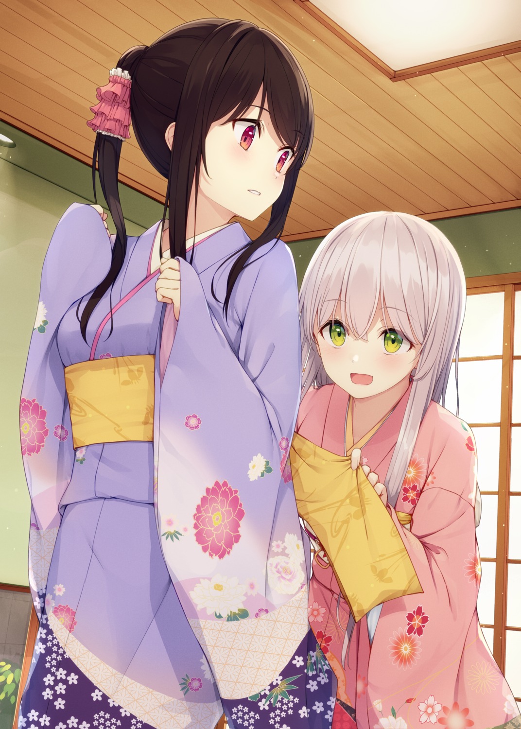 kimono mitoko_(tsuchikure) shiori_(tsuchikure) tsuchikure