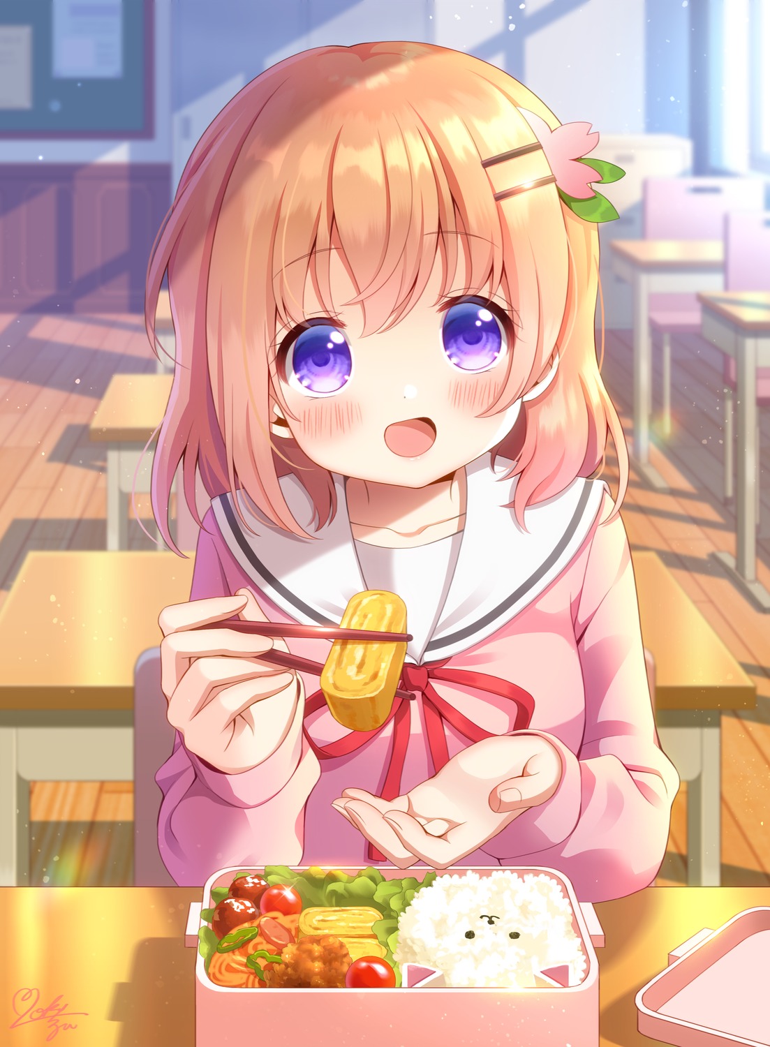 gochuumon_wa_usagi_desu_ka? hoto_cocoa mozukun43 seifuku sweater