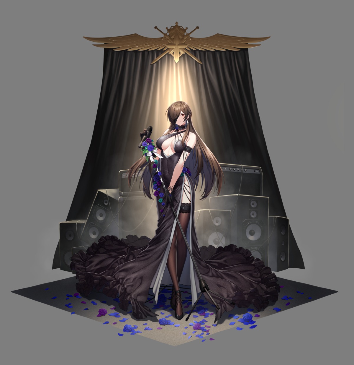 counter:side dress no_bra tagme thighhighs transparent_png